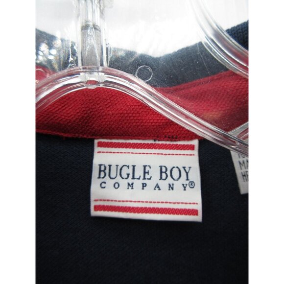 VINTAGE Bugle Boy Polo Shirt Small Golf Pullover Rugby Crest Logo NEW - Picture 9 of 11